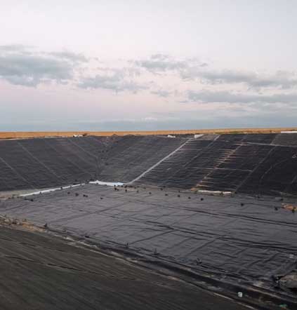 垃圾填埋場滲漏破損檢測應用